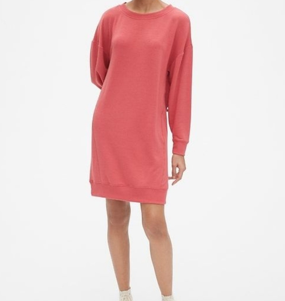 Gap Autumn rose sweatshirt dress